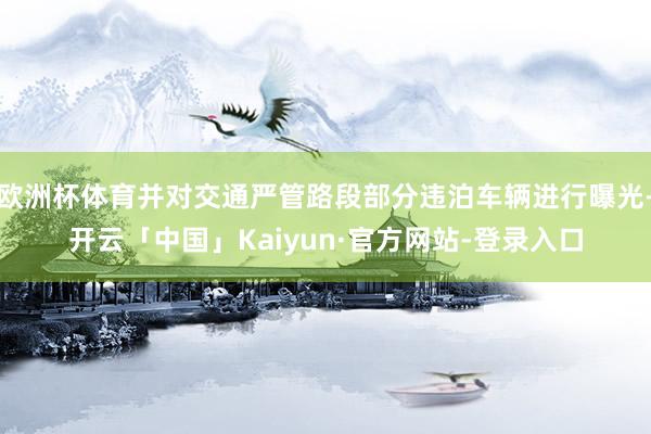 欧洲杯体育并对交通严管路段部分违泊车辆进行曝光-开云「中国」Kaiyun·官方网站-登录入口